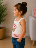 Ice Cream Sweetness – Crochet Kids’ Top