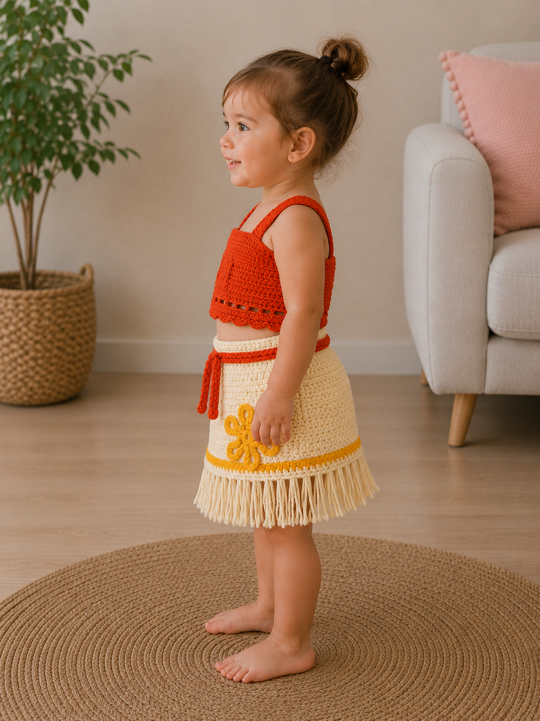 Boho Blossom – Crochet Kids’ Set