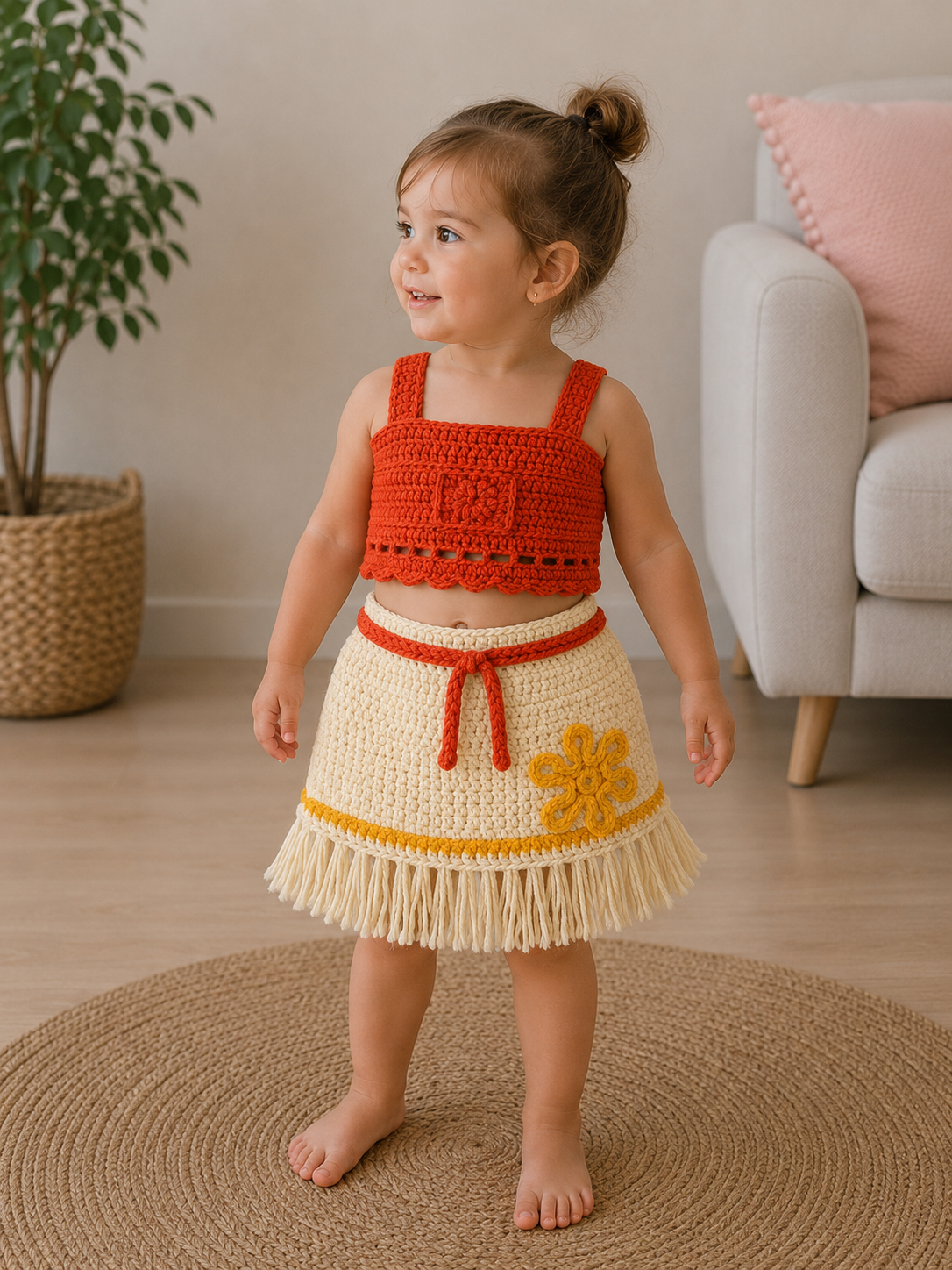 Boho Blossom – Crochet Kids’ Set