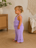 Lavender Grace – Crochet Kids’ Set