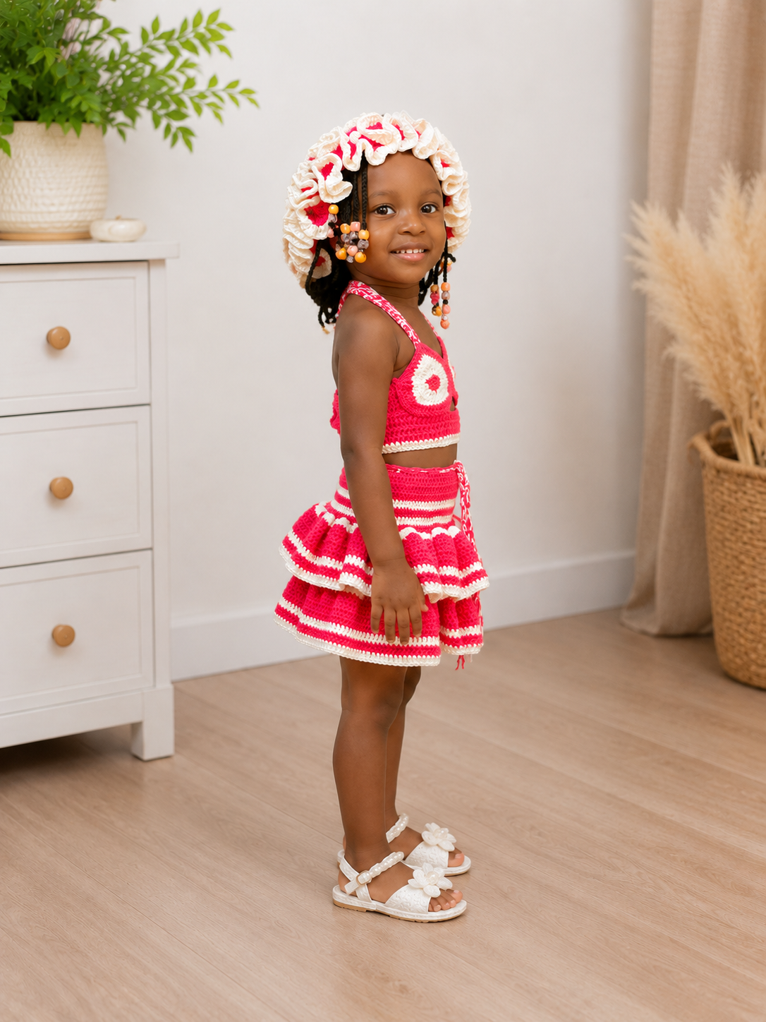 Candy Bloom Crochet Summer Set