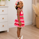 Candy Bloom Crochet Summer Set