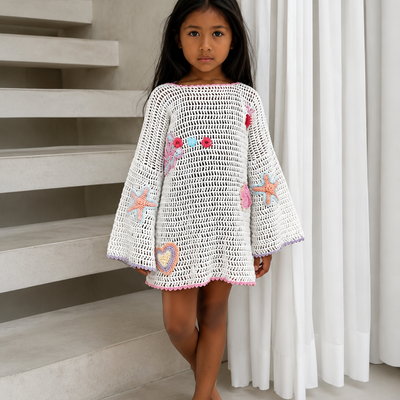 Sea Fairytale – Crochet Girls’ Dress
