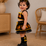 Flame Blossom – Crochet Baby Set