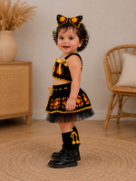 Flame Blossom – Crochet Baby Set