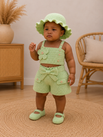 Mint Garden – Crochet Baby Set