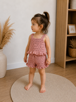 Daisy Crochet Girls’ Summer Set