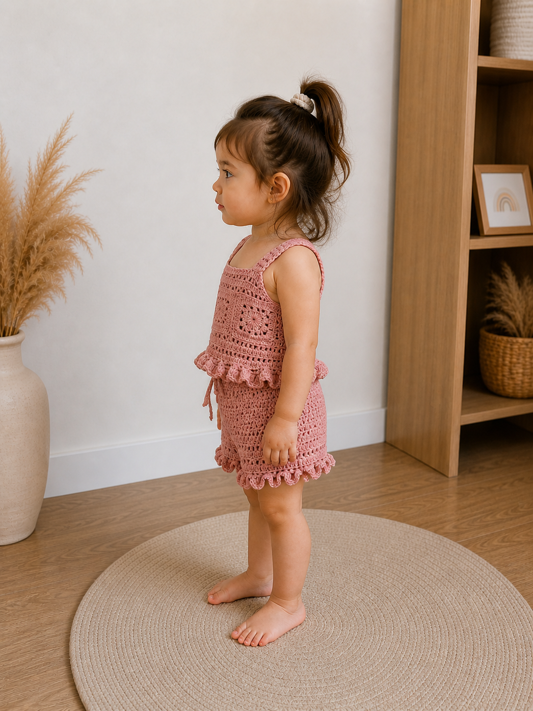 Daisy Crochet Girls’ Summer Set